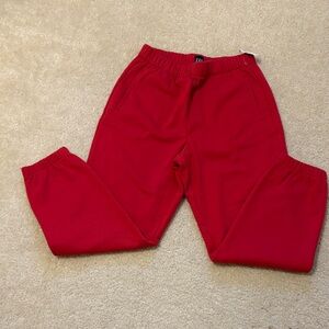 NWT GAP Women Fleece Red Sweatpants Size Medium